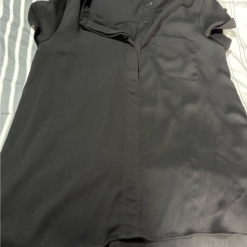 Simply Vera Vera Wang Black Blouse